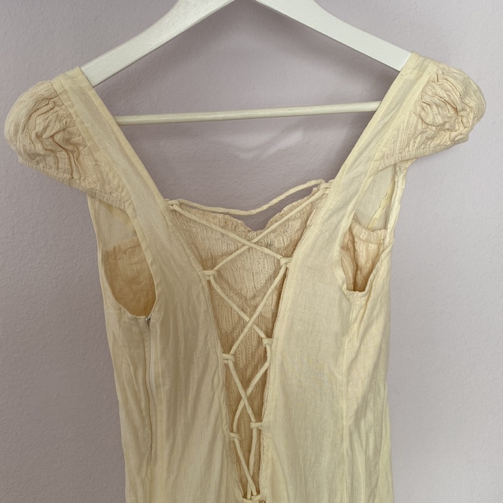 Timjan Design Off White Esmeralda Dress M - Picture 8 of 13